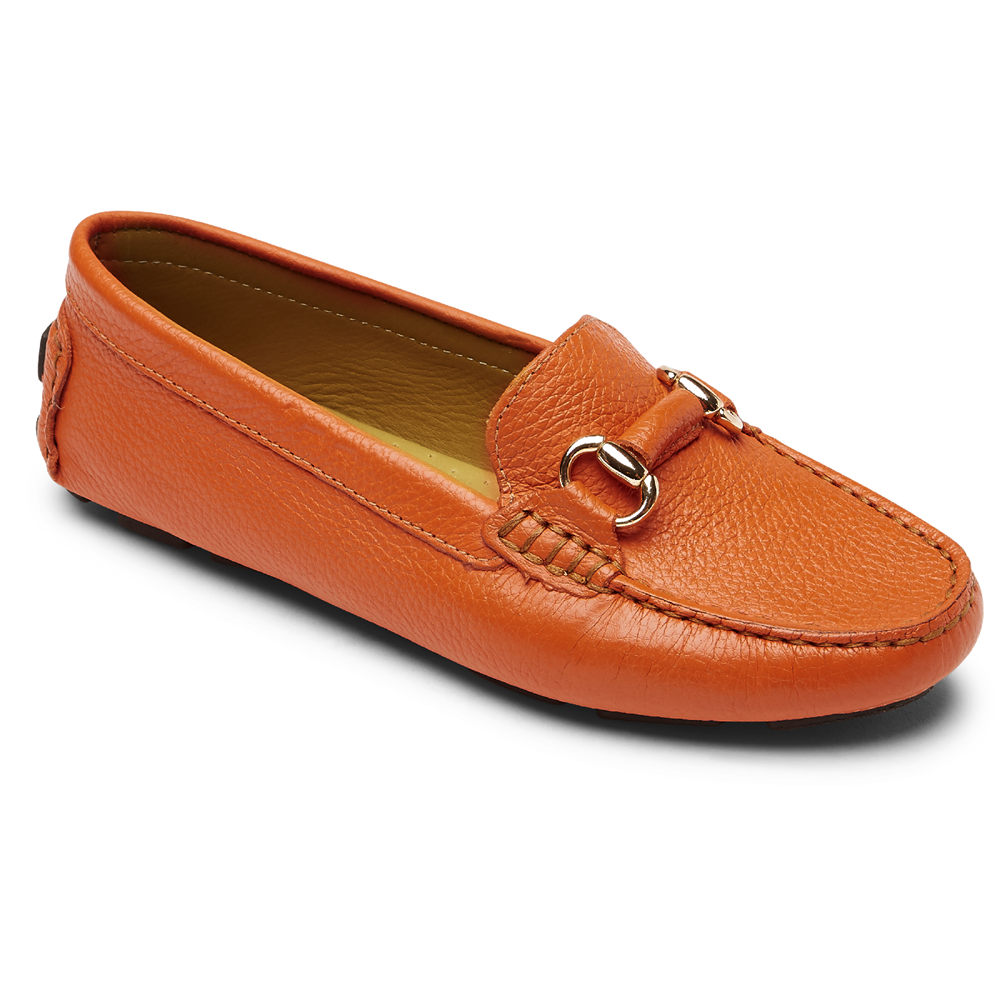 Rockport Loafers Dame Oransje - Bayview Bit Keeper - HVZC58132